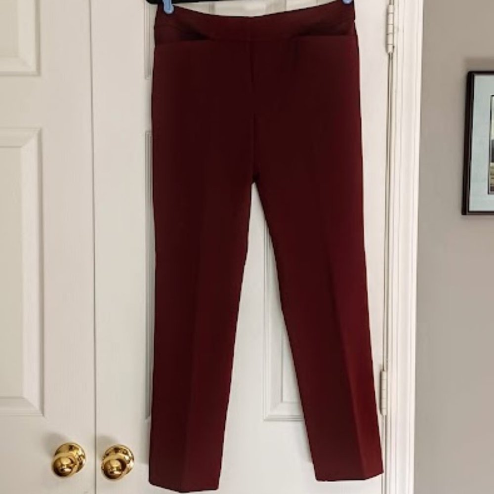 Ann Taylor Factory Maroon Pant Size 4